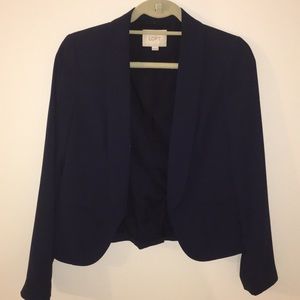 Ann Taylor Loft Navy Blue Blazer
